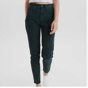 NWT- American eagle green corduroy pants